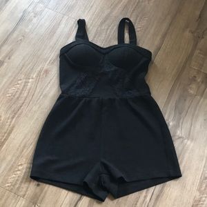 Brand New! Black lace Romper